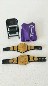 WWE Accessory Set of 4 - Foldable Chair, Belts x2, Matt Hardy Shirt - New NO Tag - Picture 1 of 4