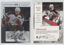2003-04 In the Game-Used Signature Series Signatures Silver Miroslav Satan Auto