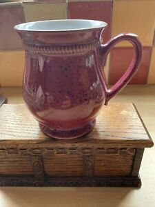 Denby Vintage Solitaire Red Speckled Craftsman ½ Pint Mug   4.25”/10.5cm  RARE