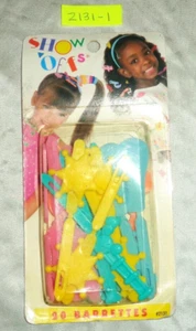 Barrettes Woolworths Goody Snap-Tight Show Offs Pastel Western Theme 2131-1 Star - Picture 1 of 3