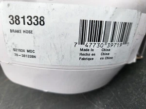 NAPA Ultra Premium Brake Parts  Brake Hose, 381338 - Imagen 1 de 1