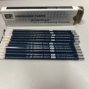 Eberhard Faber Microtomic Hi Density Graphite Drawing Pencils 600H Box of 12 - Picture 1 of 9