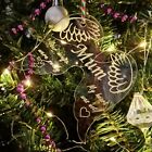 Personalised Christmas Tree Decoration Ornament  Acrylic Bauble  Xmas Gift