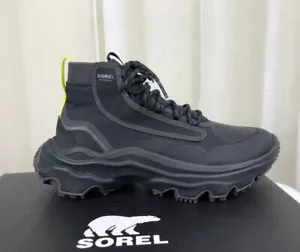 Neu im Karton Sorel Kinetic Breakthru Venture Mid wasserdichte Sneaker US 8/EUR 39 schwarz Jet - Bild 1 von 24