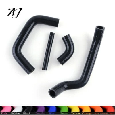 Kit de manguera de radiador de silicona negro para Suzuki RM250 RM 250 1983 1984 1985 1986 Foto 1 de 4
