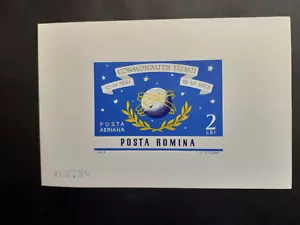 1964 - Rumänien - Kosmische Navigation, Mi. Bk.56 postfrisch - Bild 1 von 1