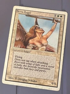 Magic the Gathering MTG Unlimited Serra Angel LP  (Beta Bob) - Picture 1 of 2