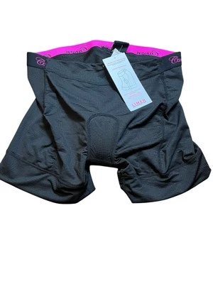 Women’s CANARI Cyclewear Gel Padded Cycling Liner Brief Shorts Size XL BLACK - Image 1 of 3