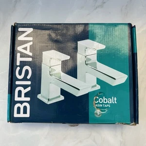 Juego de grifos de lavabo cromados de cobalto Bristan COB 1/2 C - Imagen 1 de 6