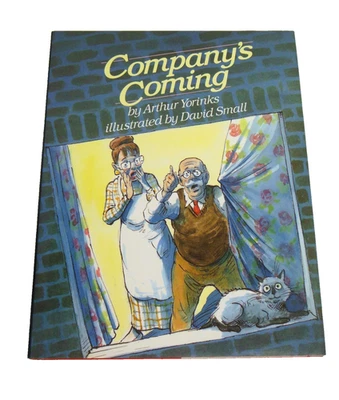 Company's Coming LN Arthur Yorin Flying Saucer UFO Aliens 1988 FIRST Edition HBD - Image 1 of 4