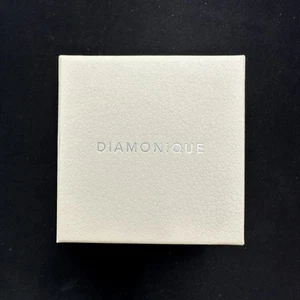 Diamonique Silber Ring 925 UTC CZ Indien Größe 7 lila Stein - Bild 1 von 7