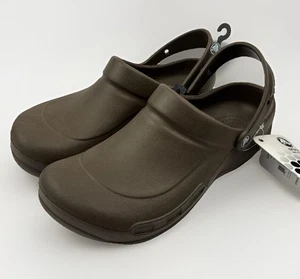 Neu mit Etikett Crocs Specialist Clogs schokoladenfarben Herren 13 Arbeitsschuhe bequem braun - Bild 1 von 12