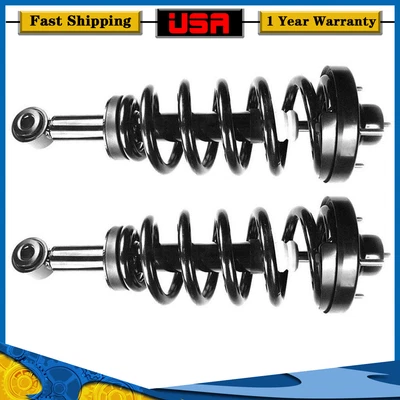 Juego de 2 piezas de muelles helicoidales y puntal trasero completo FCS para Ford Expedition 2007-2017 Foto 1 de 4