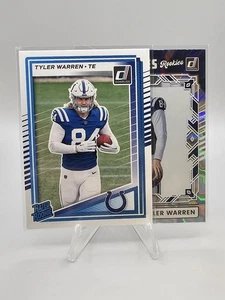2025 Donruss Football #337 and #ESR-TWN Tyler Warren Rookie cards💥 Colts - Picture 1 of 5