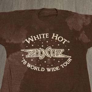 Camiseta De Colección ANGEL American Glam Hard Rock Band 1978 White Hot Tour RARA - Imagen 1 de 8