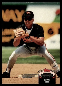 1992 Stadium Club Juan Bell Baltimore Orioles #835 - Picture 1 of 2