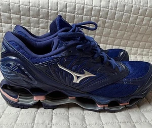 Scarpe da corsa Mizuno Wave Prophecy 8 da donna taglia US 8 blu argento - Foto 1 di 11