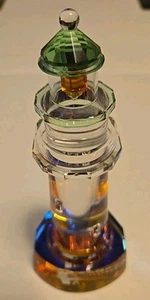 Van Kampen 2006 investment porfolio award crystal lighthouse nautical decor - Picture 1 of 4