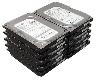 10 x Seagate Barracuda ST500DM002 500GB 3.5" SATA Hard Drives 100% Health - Image 1 of 2