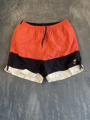 Cutter and Buck Swim Shorts Men’s M* Red Pockets Drawstring Nylon Rear Pocket - Image 1 of 4