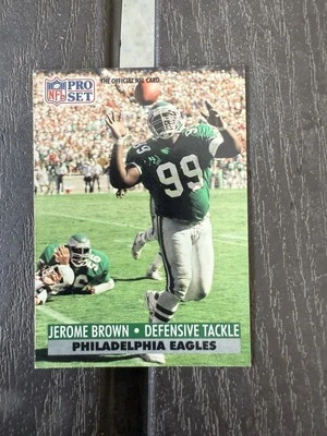 1991 Pro Set - Jerome Brown #614 - Image 1 of 2