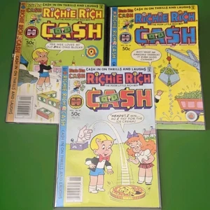 Richie Rich: Cash #36 - Fine, 42 & 43 In VF Harvey Comics 1980-81 💲🪙💲🪙💲 - Picture 1 of 5