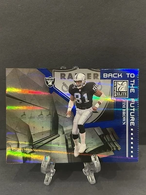 2007 Donruss Elite T. BROWN / M. COLSTON #BTF-14 Blue #/400 Back To The Future  - Image 1 of 2