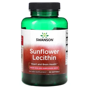 Sunflower Lecithin 1200mg 90 Softgels | Non-GMO Phospholipid Supplement - Picture 1 of 2