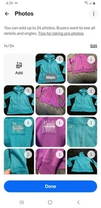 2-WOMAN'S SIZE:LARGE UNDER ARMOUR UA STORM SEMI-FITTED HOODIE JACKET*PRE-OWNED* - Picture 1 of 15