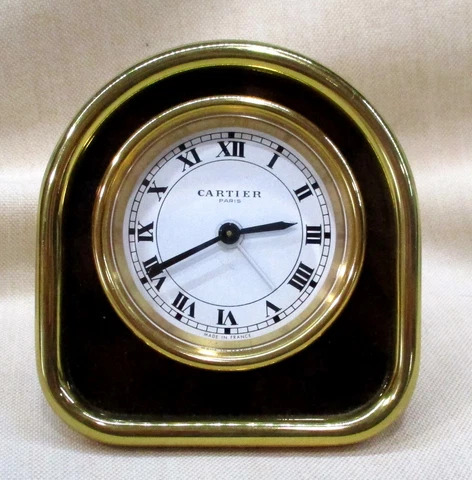 Vintage Cartier Alarm Clock Made in Paris France Cover