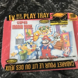 1989 Nintendo Of America Inc Super Mario Bro NES Game TV Dinner Tray VINTAGE NEW - Picture 1 of 12