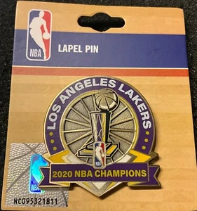 Pin de coleccionista de campeones de la NBA de Los Angeles Lakers 2020 - Imagen 1 de 1