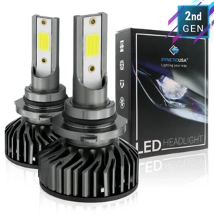 9006 LED Headlight Combo Kit for High/Low Beam 6000K White Bulbs - Picture 1 of 10
