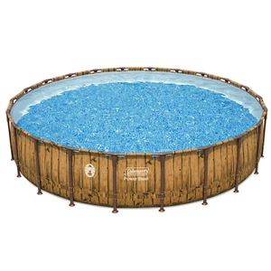 22' x 52" Round Metal Frame Above Ground Pool Set with Pump, Ladder & Cover - Picture 1 of 14