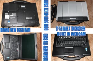  CF-53 MK4🔹i5-4310M@2.0GHz✔️16GB✔️1TB SSHD✔️WIN10 64BIT✔️TOUCH✔️WEBCAM✔️4G LTE - Picture 1 of 12
