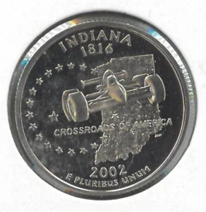 2002 S Washington Quarter Indiana Proof clad - Picture 1 of 2