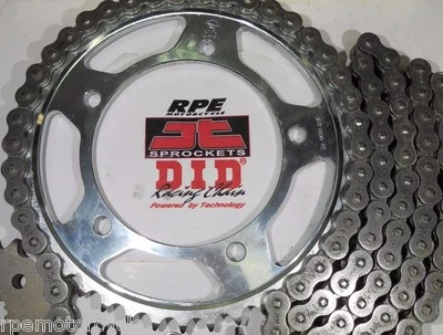 2001-2006 Honda CBR600F4i DID VX3 Silver 520 Quick Accel Chain and Sprockets kit - Изображение 1 из 4