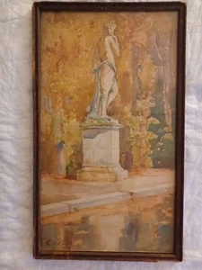 ANNA COLEMAN LADD -Watercolor (American Sculptor; WWI Facial Prosthetic Creator) - Picture 1 of 7