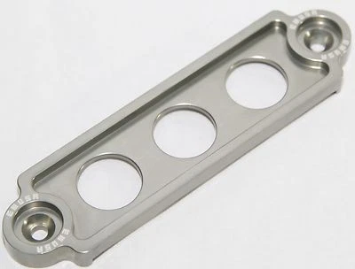 Batería de aluminio Billet gris amarre para 92-00 Civic 90-01 Integra 88-91 CRX Foto 1 de 4