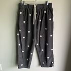 Urban Outfitters Embroidered Dice Corduroy Pants Men’s Large Blue Baggy Stretch