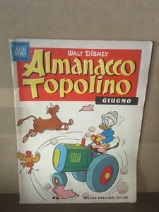 ALMANACCO TOPOLINO N. 6 MONDADORI GIUGNO 1961 ALBI D’ORO WALT DISNEY - Imagen 1 de 5