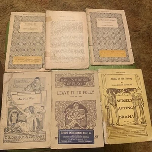 Lot of 6 Antique Chicago Denver  Theater Playbills Late 1800's - 1900s - Picture 1 of 12