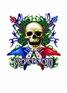 Erwachsene DryBlend® T-Shirt - ( ROCK ON SKULL - BIKER / CHOPPER ) - Bild 1 von 45