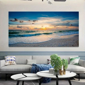 Leinwandbild Meer Strand Landschaft Wanddeko Poster & Drucke Kunst Wandbild - Bild 1 von 5