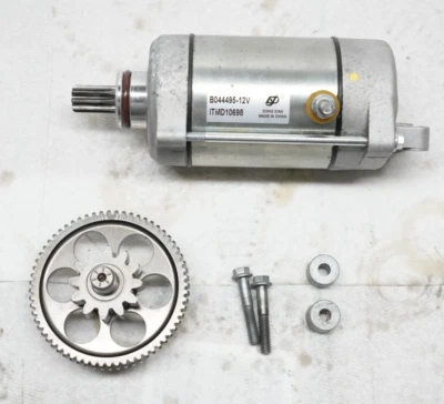 Motor de arranque Aprilia RSV4/Tuono/RS/Tuareg + engranaje de arranque RS, B044495, 1A012162 Foto 1 de 4