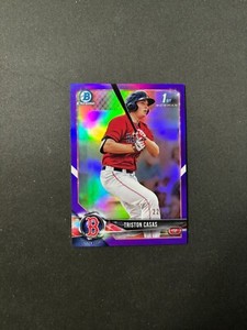 2018 Bowman Draft Triston Casas 1st Chrome Purple Refractor /250 BJZCY