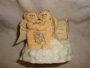 SAN FRANCISCO MUSIC BOX CO, BEAR ANGELS 008 - Picture 1 of 2