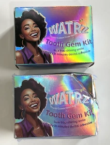 Lot of 2 Tooth Gems Kit for Teeth Decorative Tooth Gem Kit Shining Tooth - Picture 1 of 6