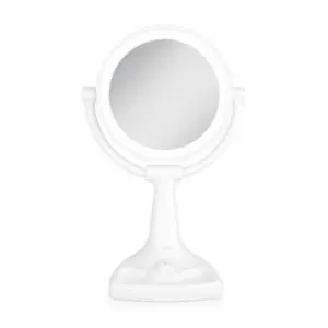 Espejo de maquillaje iluminado brillante Zadro Max con aumento y bandeja de almacenamiento - Imagen 1 de 15