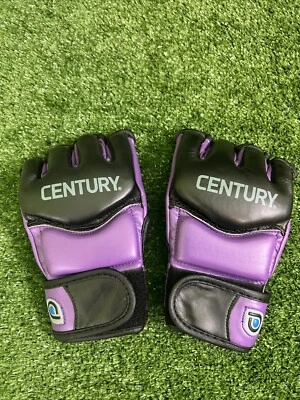 Century Drive Niños Guantes Grandes Palma Abierta Púrpura Negro Nuevos Otros Boxeo Foto 1 de 3